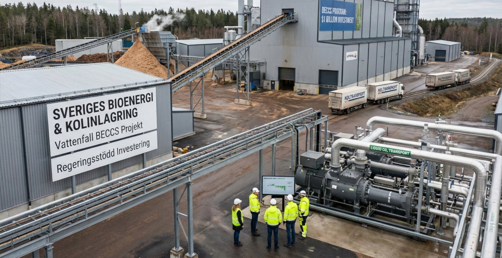 Sweden Launches $1 Billion Drive to Advance Bioenergy With Carbon Capture